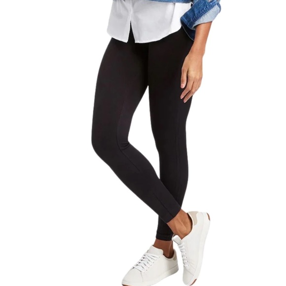 SPANX Pants - Spanx Look at Me Now Seamless Black Leggings Size M